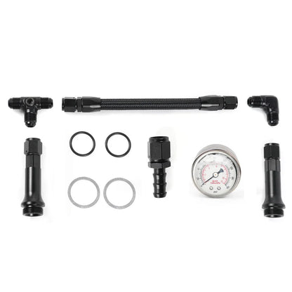 6AN Braided Dual Feed Fuel Line for Holley 4150 Carburetor (Fits 4150)