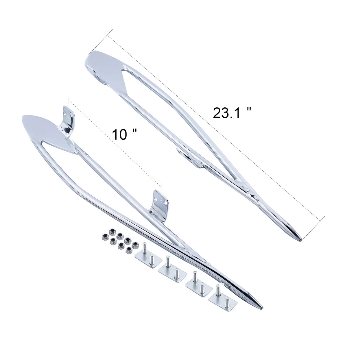 Chrome Trim Guard Rail for Saddlebag on Indian Chieftain 2014-2023