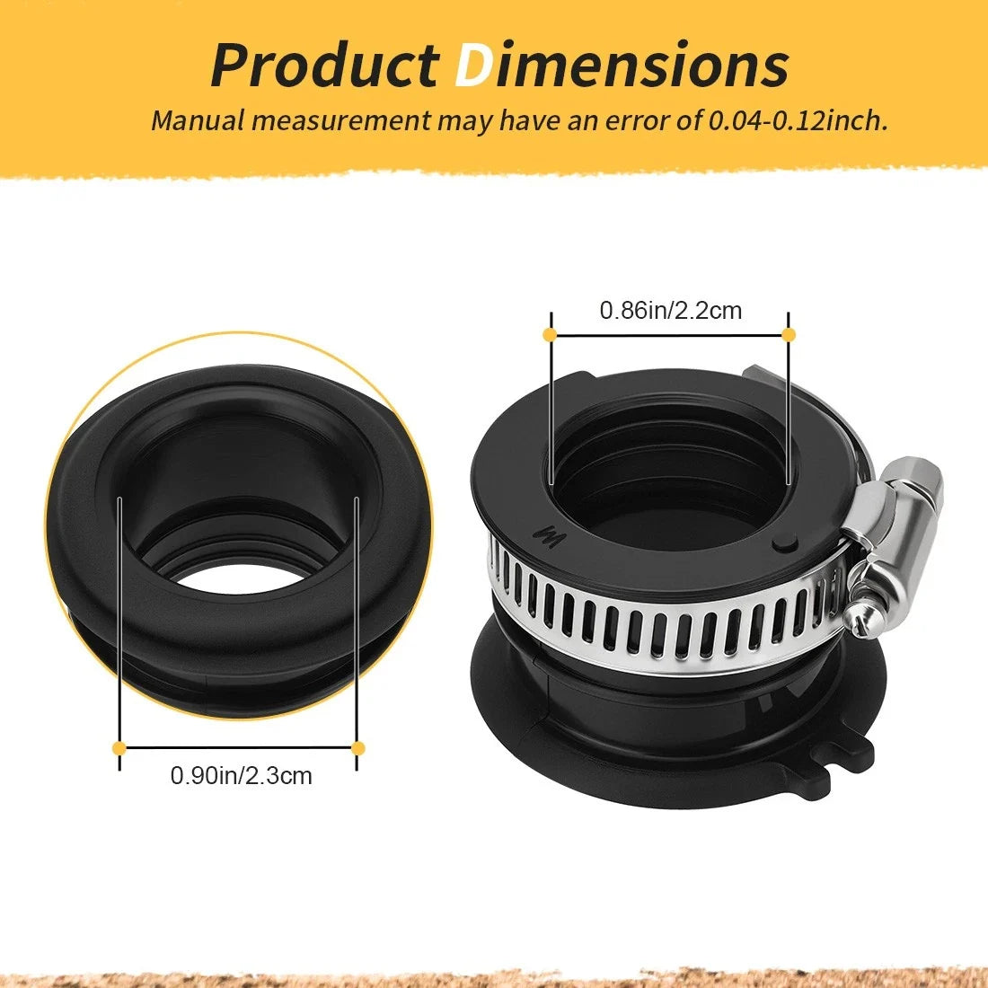 17253-GW8-670 Air Cleaner Tube for Honda XR50R 2000-2003, CRF50F 2004-2012