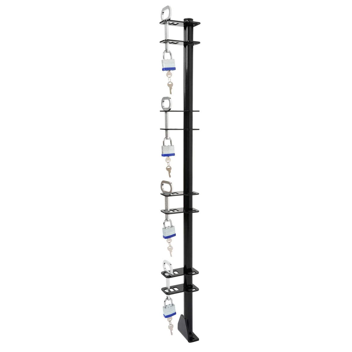 Set of 4 Lockable Weeder Trimmer Rack Holders for Trailer