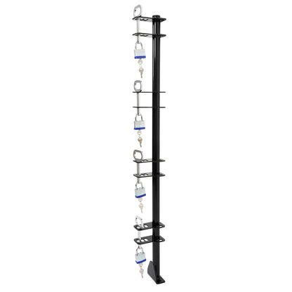 Set of 4 Lockable Weeder Trimmer Rack Holders for Trailer