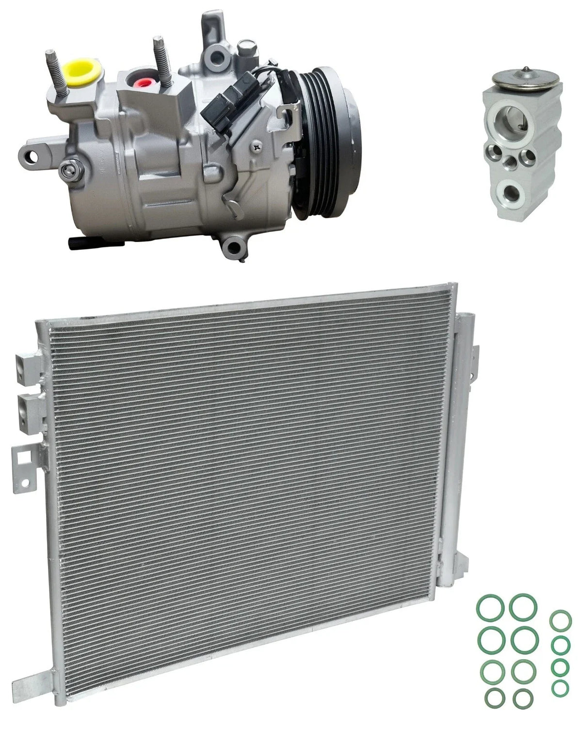 A/C Compressor Kit With Condenser for Ford Police Interceptor Utility (2020)