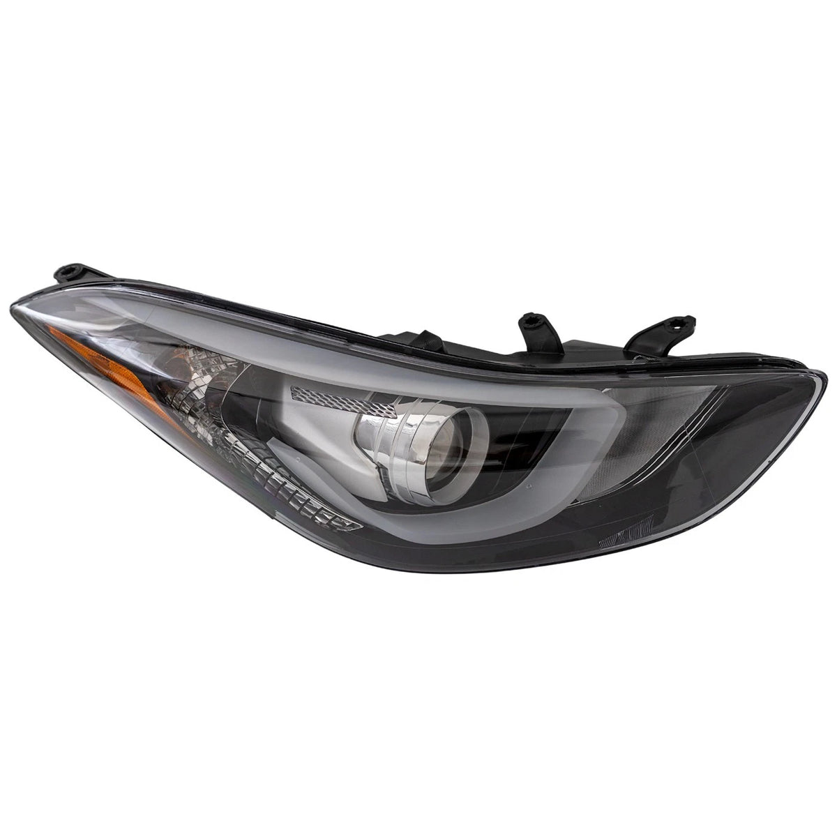 RH Headlight for Hyundai Elantra (2014–2016) Halogen LED Park Lamp