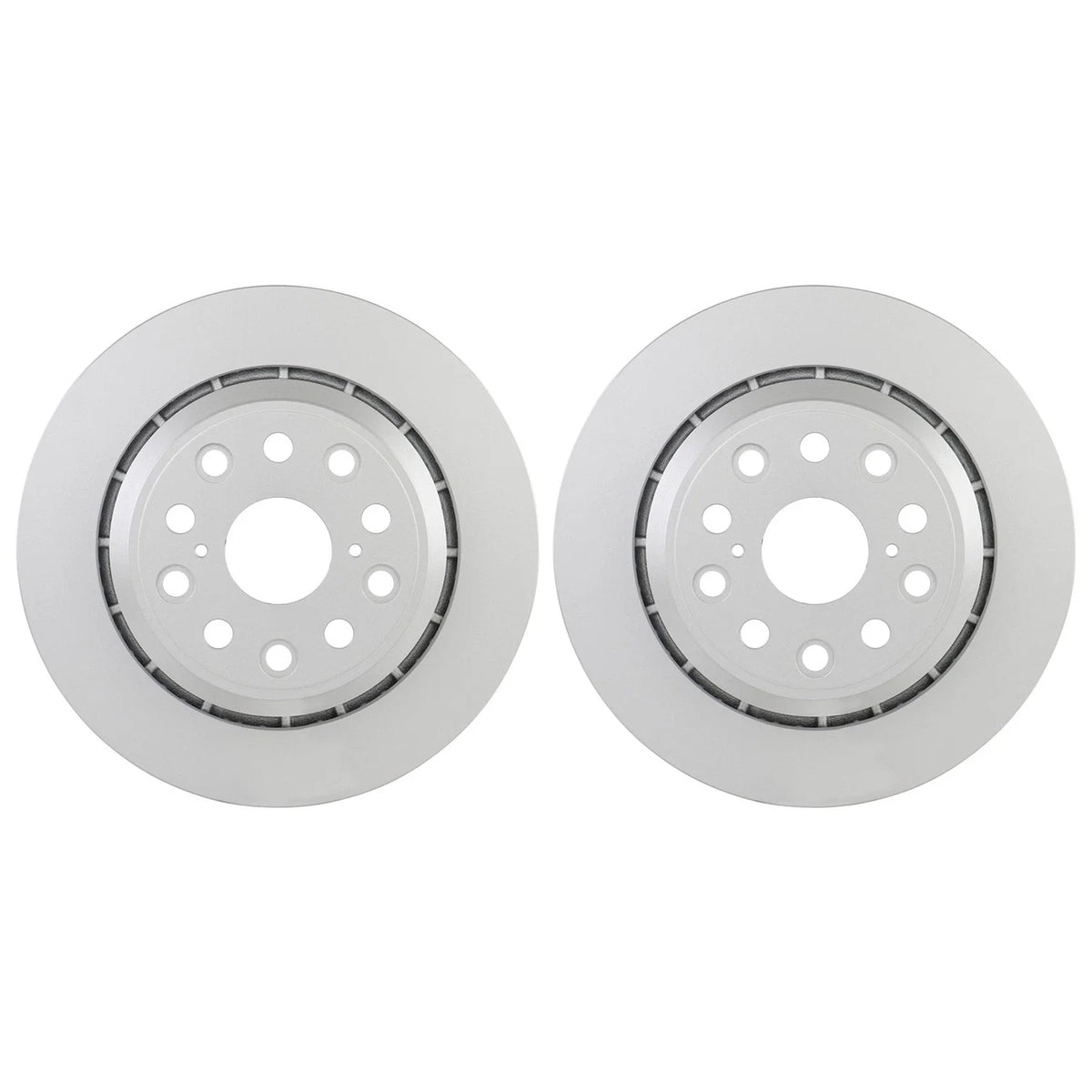 Set of 2 Bosch QuietCast Rear Disc Brake Rotors for Lexus LS460 (2007–2017)