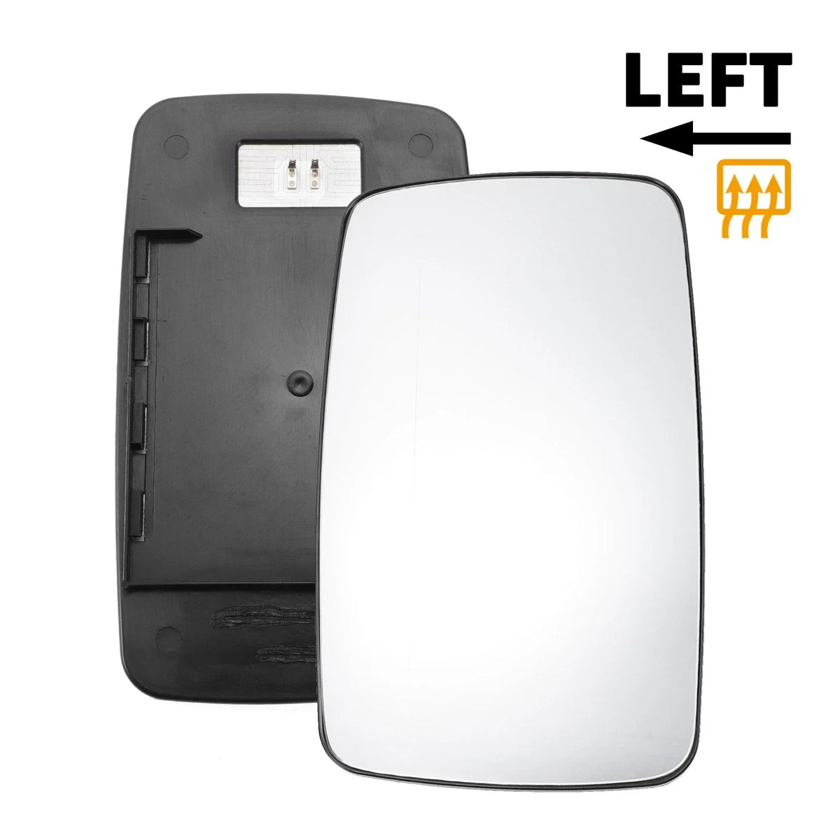 Upper Left White Heated Mirror Glass for Mercedes Sprinter 1995-2006