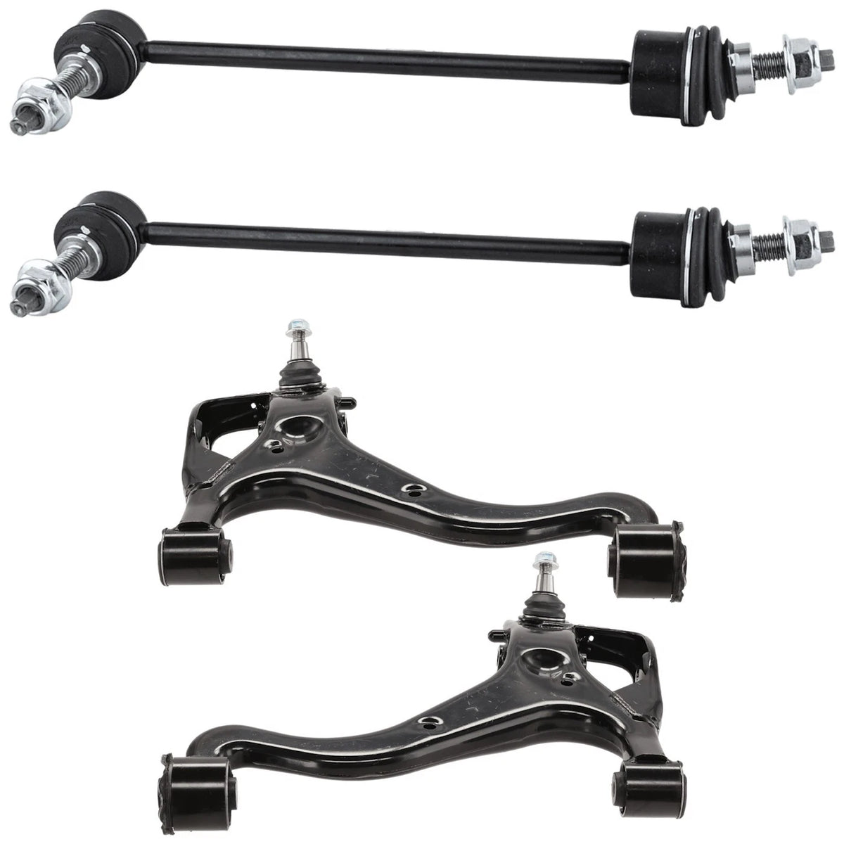 Control Arm Set of 2 Front Lower with Ball Joints