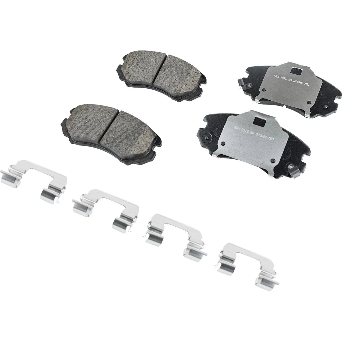 Complete Brake Pad and Disc Kit for Kia Soul (2010-2011) Front/Rear
