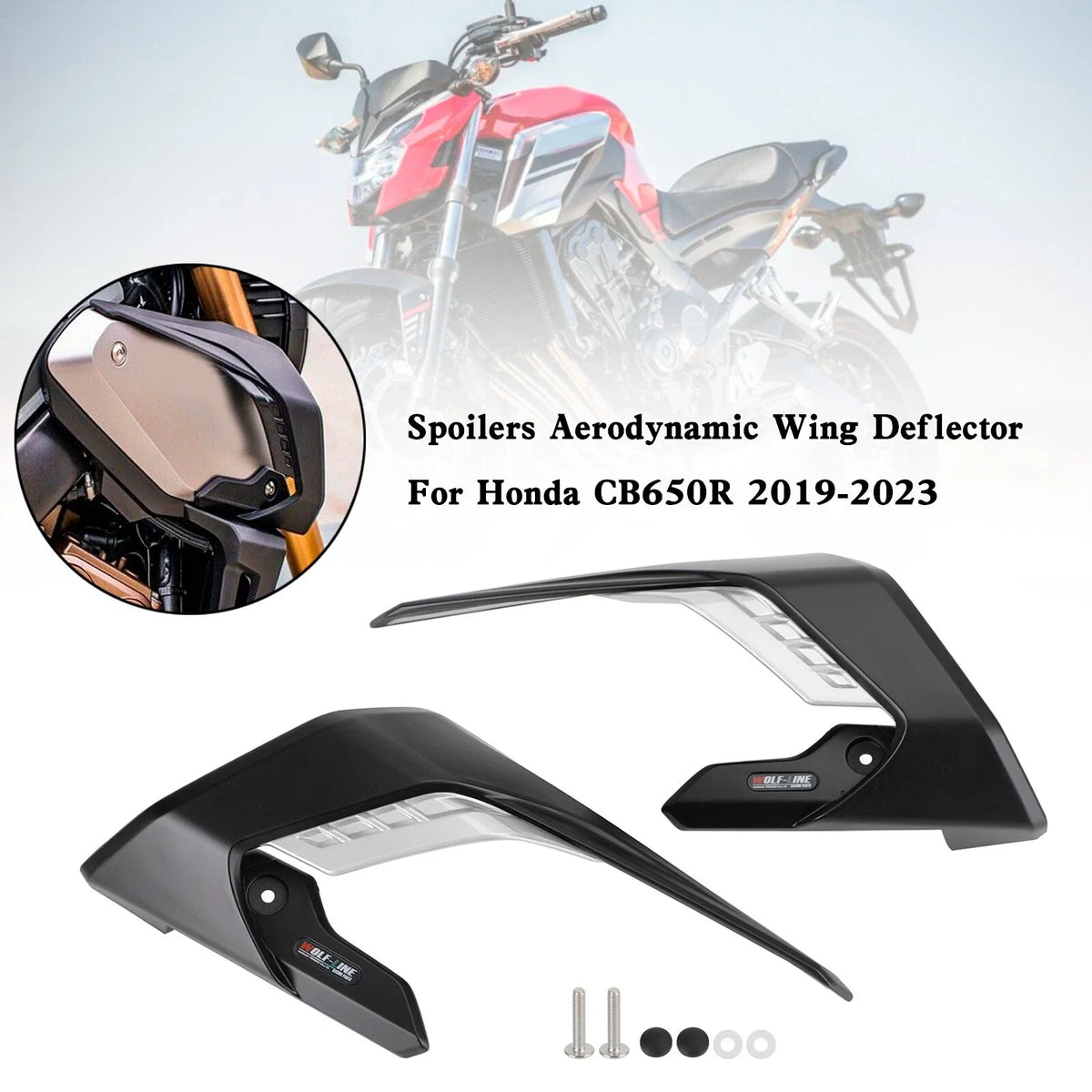 SIL Side Spoilers for Honda CB650R (2019–2023)