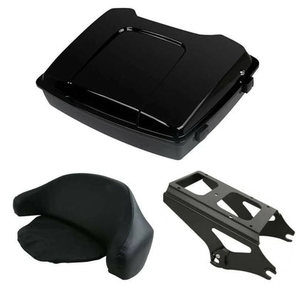 Trunk Backrest Pad Mount Rack for Harley Touring Models (2009-2013)