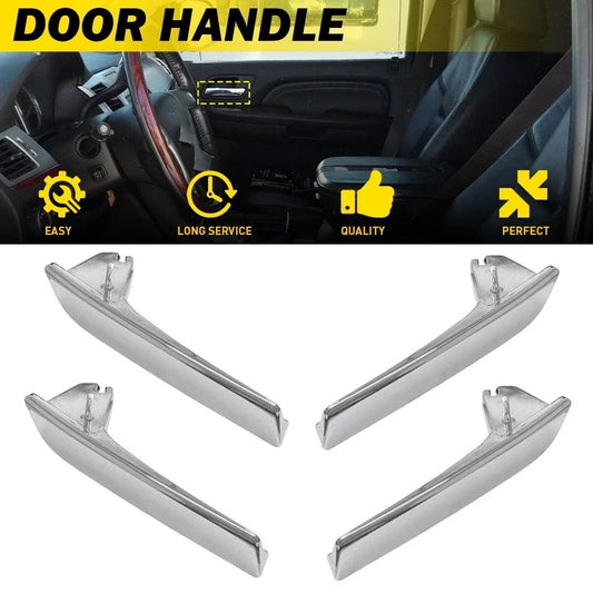 Set of 4 Interior Inner Door Handles for Cadillac Escalade GMC Sierra (2007–2014)