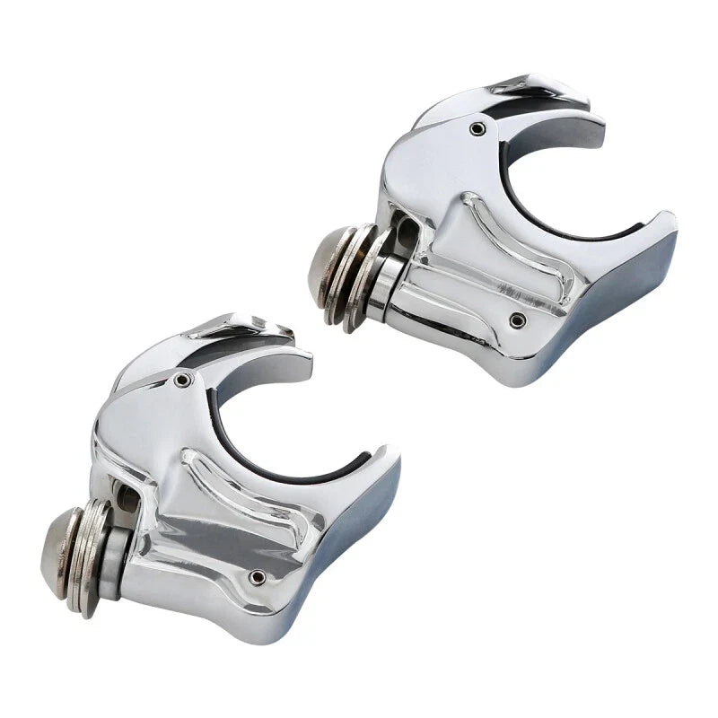 Windshield Clamps 39mm Quick Release Pair for Harley Dyna 2006-2017