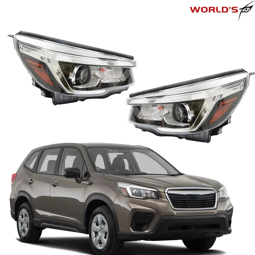 Set of 2 Headlight Assembly for Subaru Forester (2019–2020)