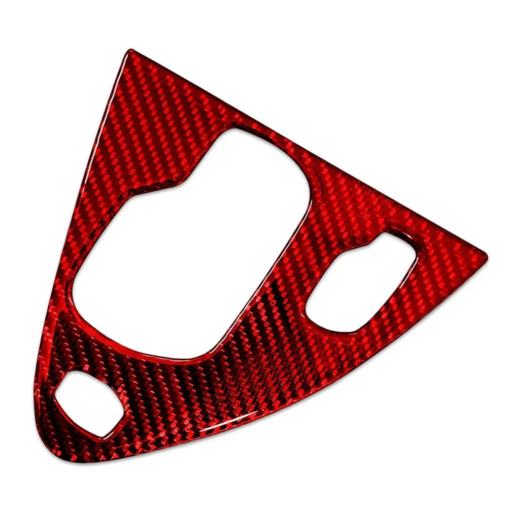 Gear Shift Panel Cover Trim RHD Red for 6 Series E63 E64 (2004-2010)