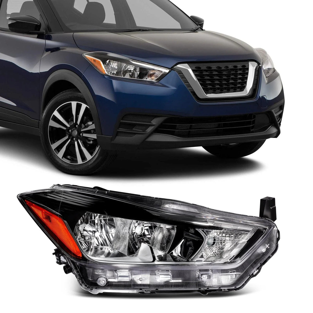 2017-2020 Nissan Kicks Right Side Headlight Assembly