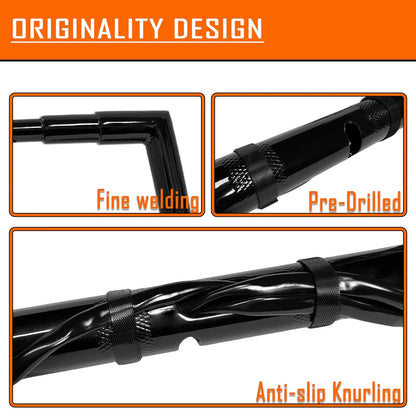 Wired Handlebar 16" 1.5" 32mm for Harley Road Glide (2008-2013) HTTMT