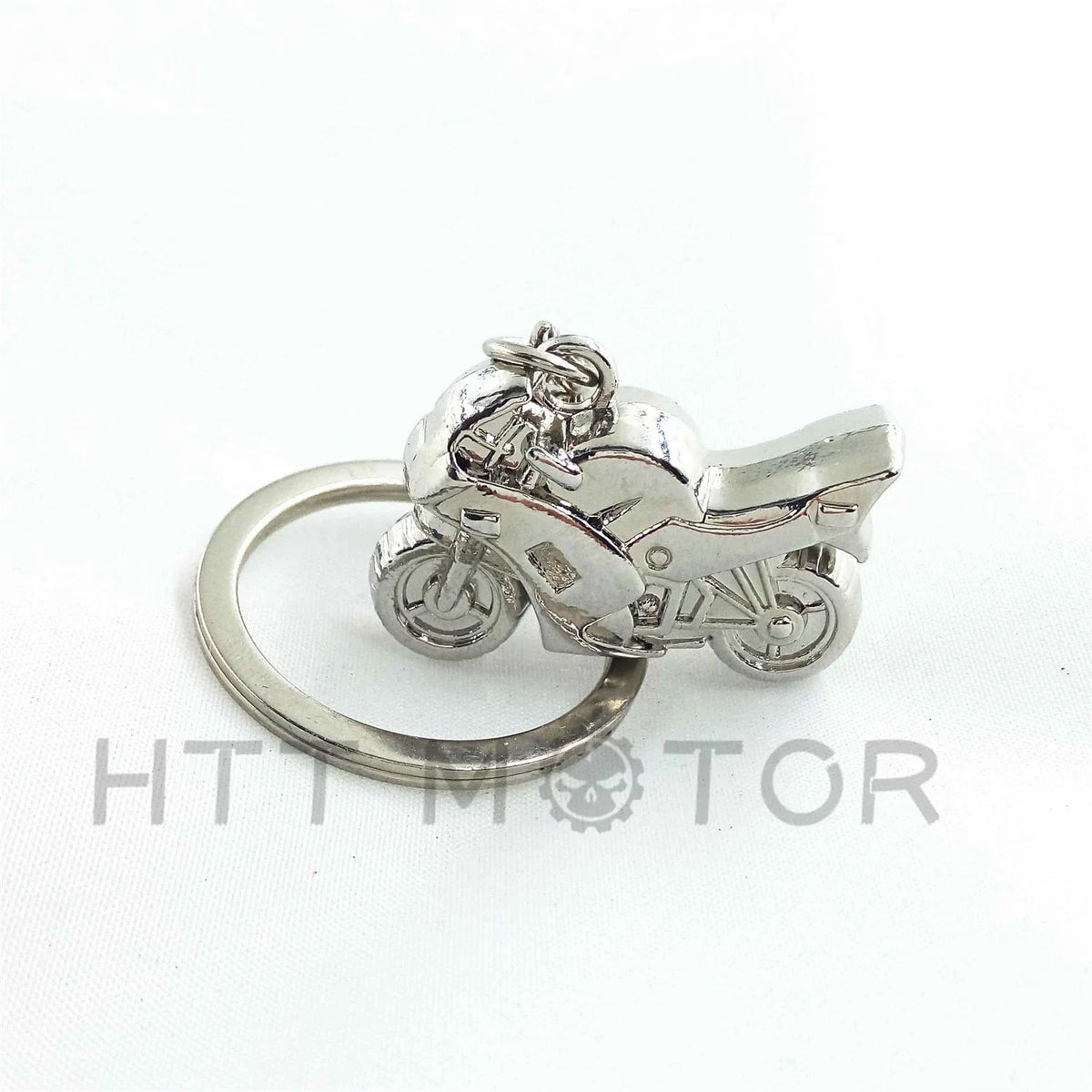 Motorcycle Keychain - Chrome Finish by HTTMT