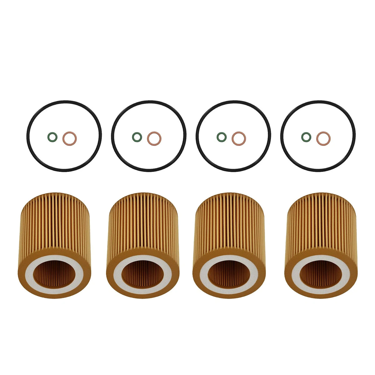 Set of 4 Oil Filters for 1998 BMW Z3 11427854049 CH10075