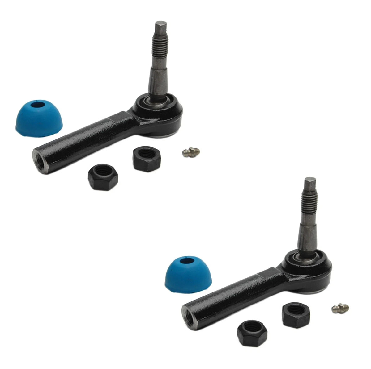 Set of 2 Outer Steering Tie Rod Ends for Chevrolet GMC Hummer H2 (2003–2009)