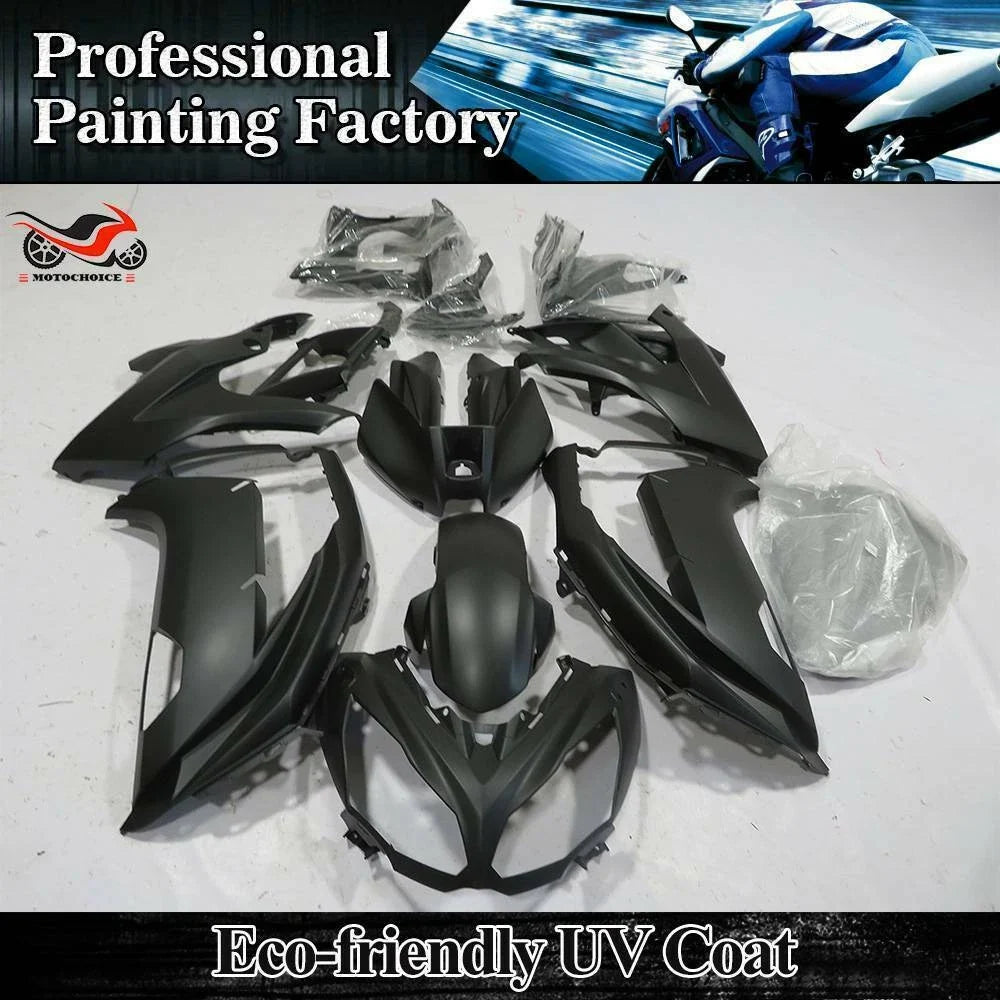 Matte Black Fairing Kit for Kawasaki Ninja 650 (2012–2016)