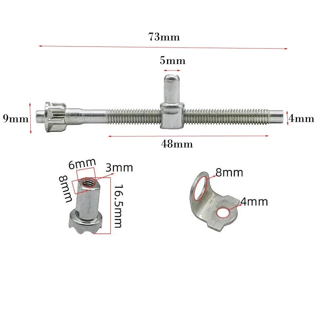 Chain Saw Metal Nuts for Adjustable Cutting (6873mm)