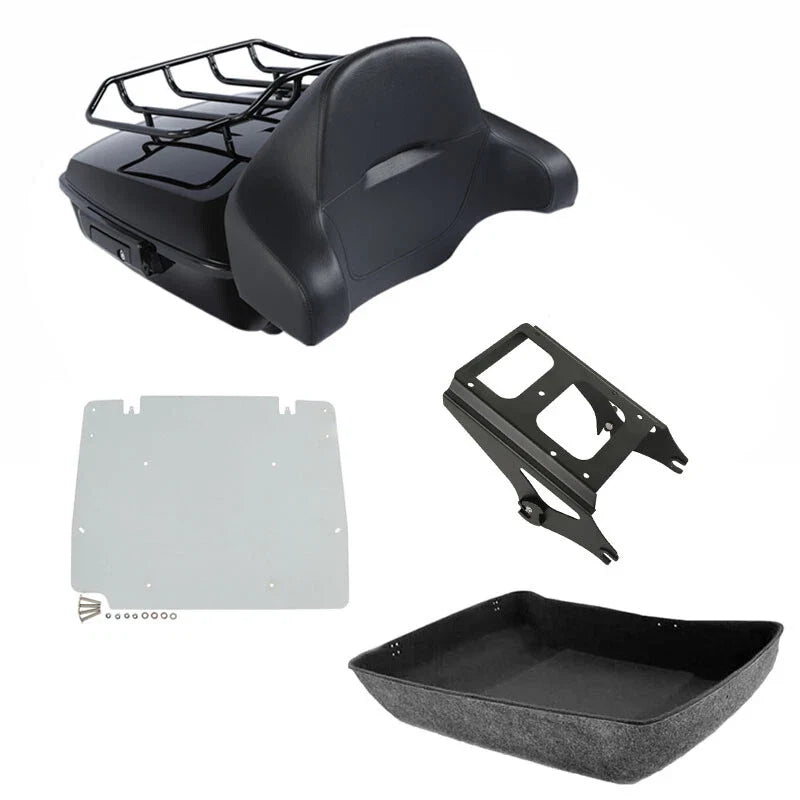 Chopped Trunk Backrest Mount Plate for Harley (2009–2013) Touring