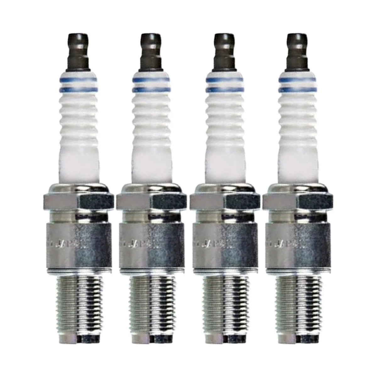 Set of 4 NGK BUR9EQ Standard Spark Plugs for Mazda RX-7 1.3 R2 (1984–1985)