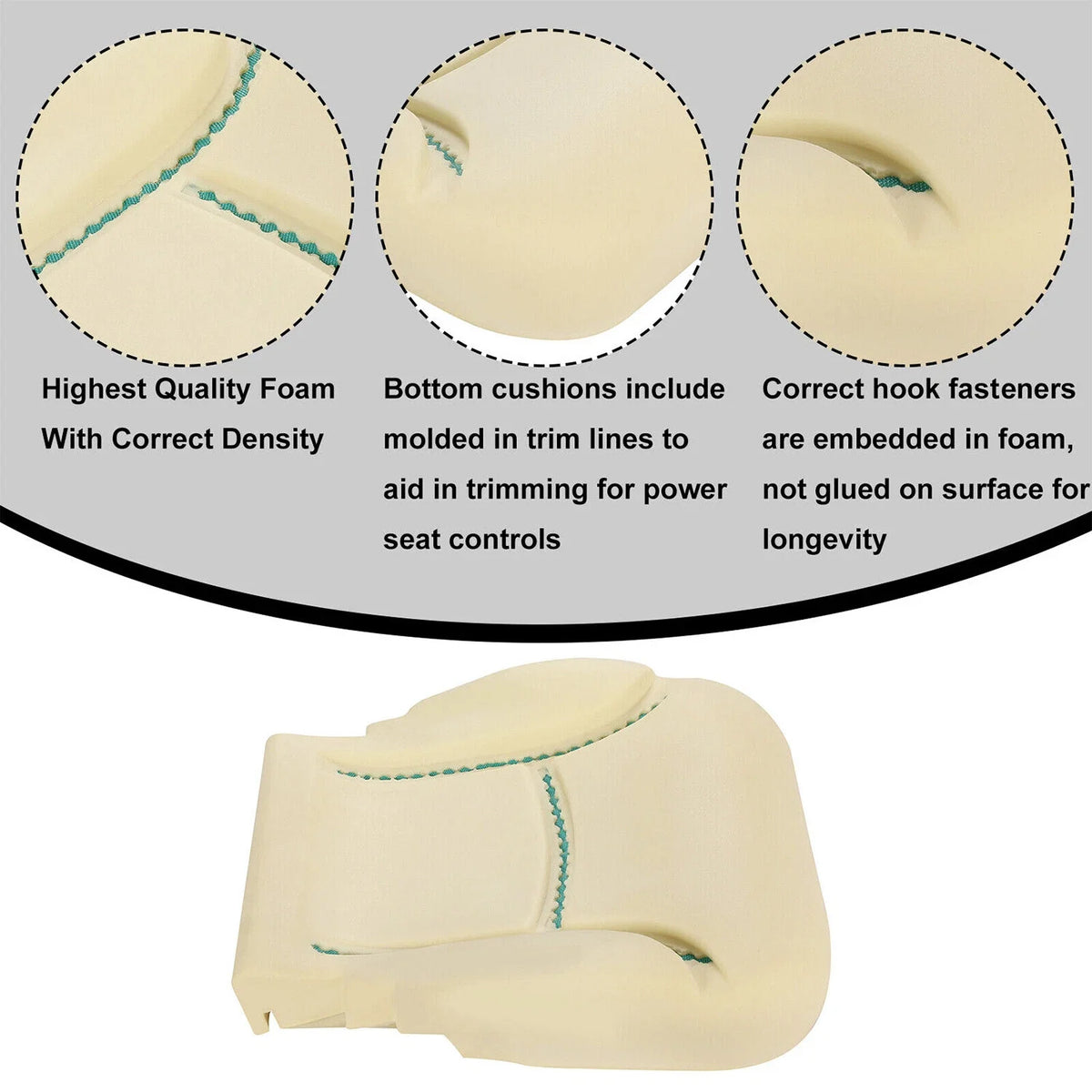 Foam Cushion Pad for Corvette C5 (1997-2004) Seats