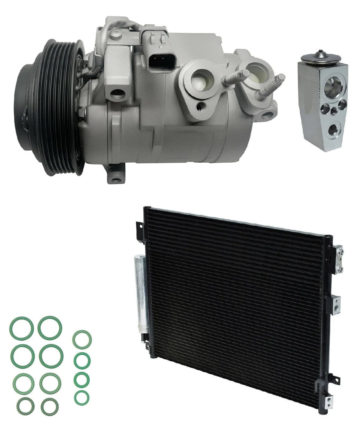 A C Compressor Kit With Condenser for Chrysler 300 5.7L (2011–2011)