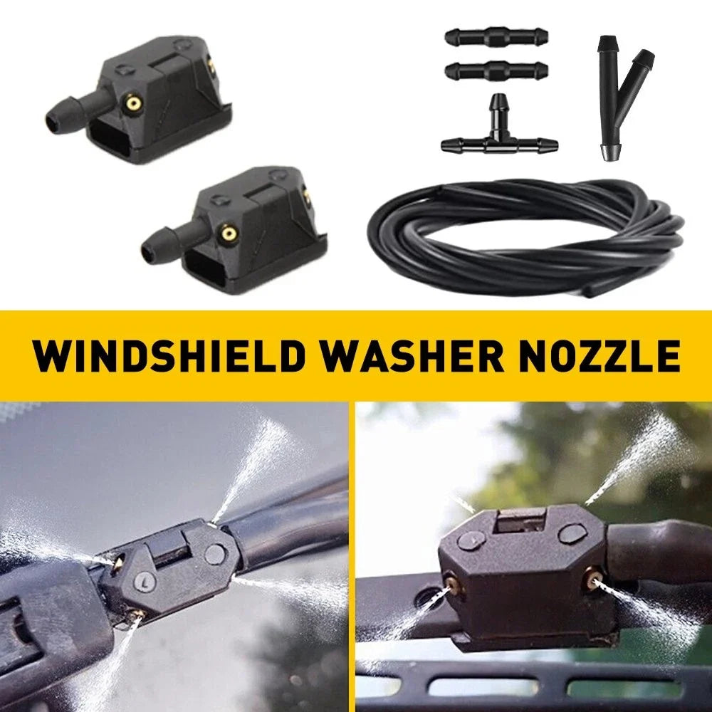 Windshield Washer Pump & Nozzles Kit for