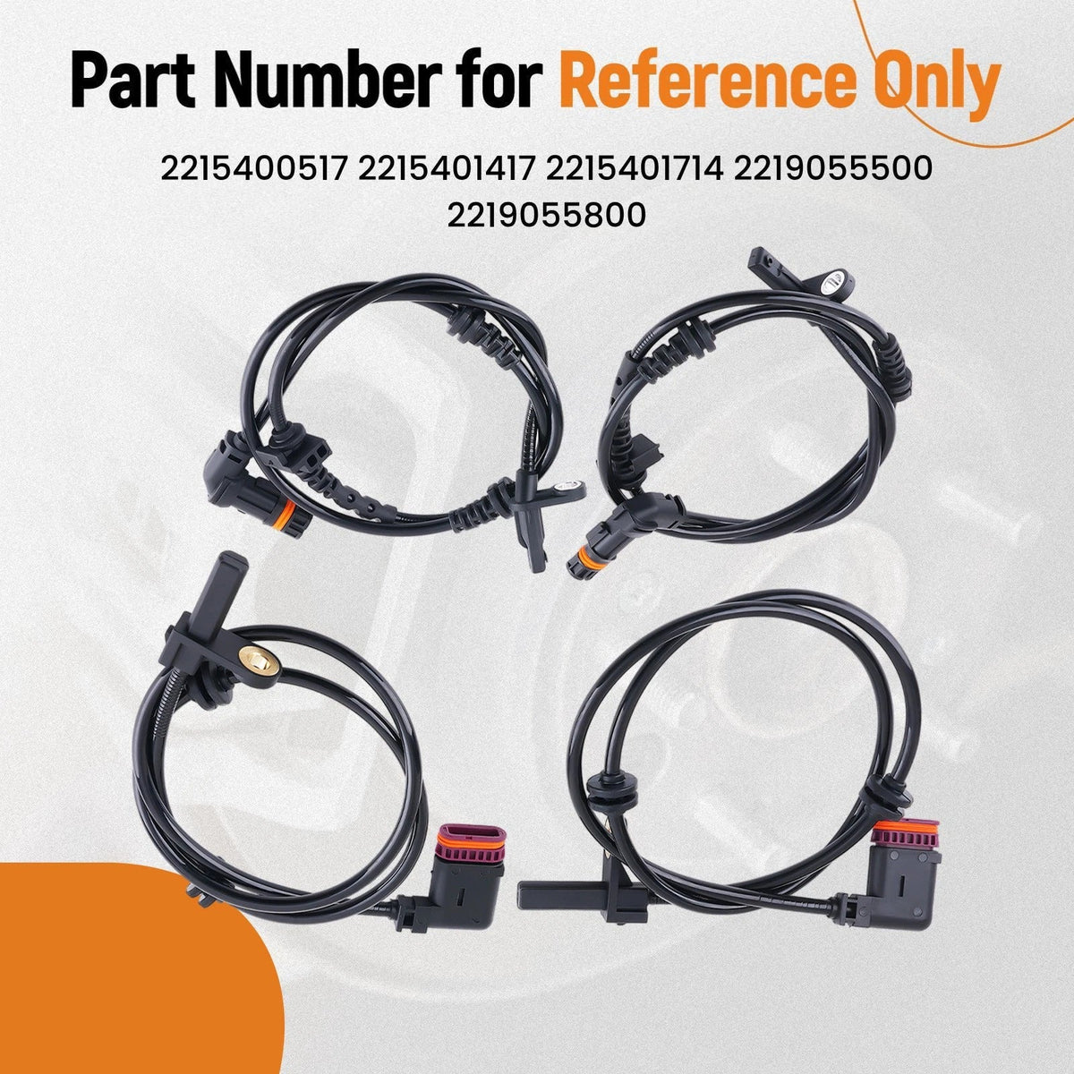 ABS Wheel Speed Sensor for Mercedes-Benz S400 S450 S500 (2006–2013) 2215400117