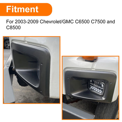 Headlight Bezel Trim for Chevrolet C6500 C7500 C8500 (03-09)