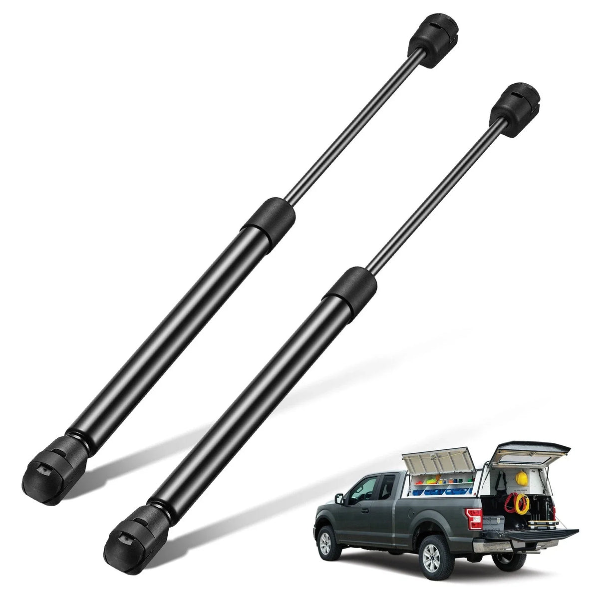 Set of 2 C16-08584 Gas Lift Supports for Rear Window for 14in 60lb (2014–2014)