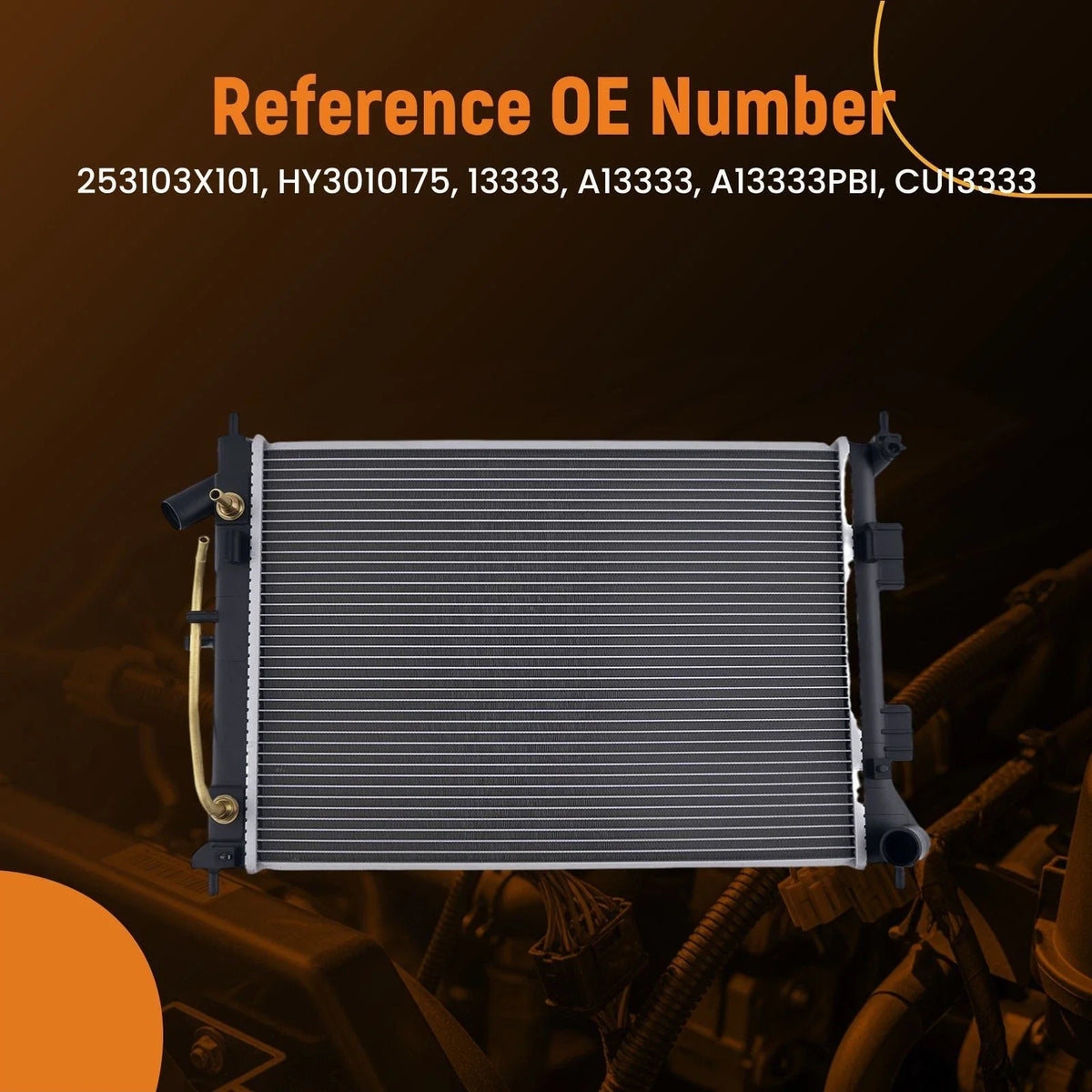 Engine Radiator for Hyundai Elantra GT 1.8L (2013–2015) 253103X101