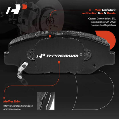 Front Brake Pads and Rotors Set for Honda CR-V & Element 2003-2011