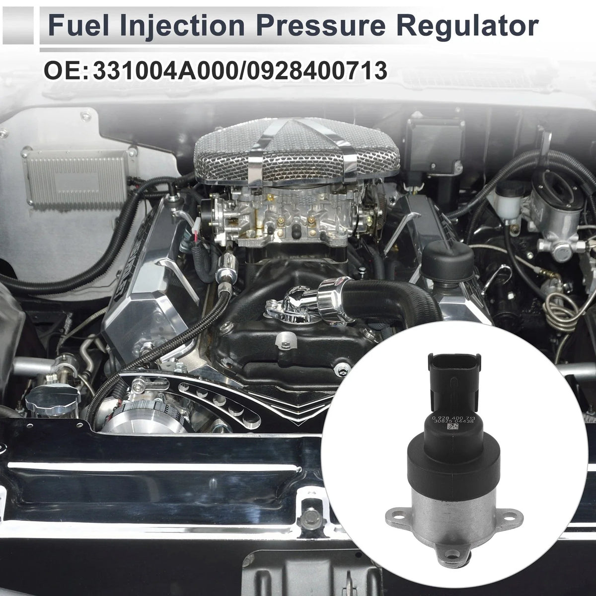 Fuel Pressure Regulator for Kia Sorento (2002–2011) No. 331004A000 Metal 20-70 Psi