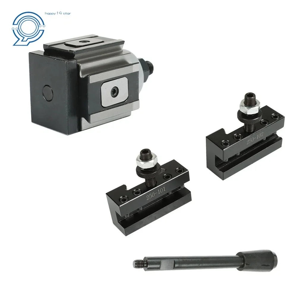 Piston Type Quick Change Tool Post Set for 6-12" Lathe (AXA 250-100)
