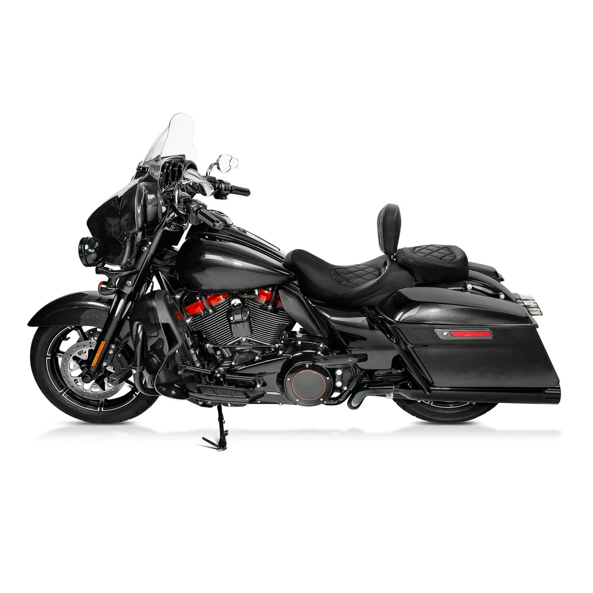 Backrest Pad for Driver on Harley Touring Road Glide King 2009-2023