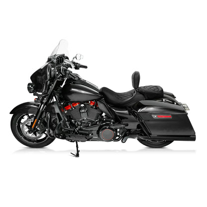 Backrest Pad for Driver on Harley Touring Road Glide King 2009-2023