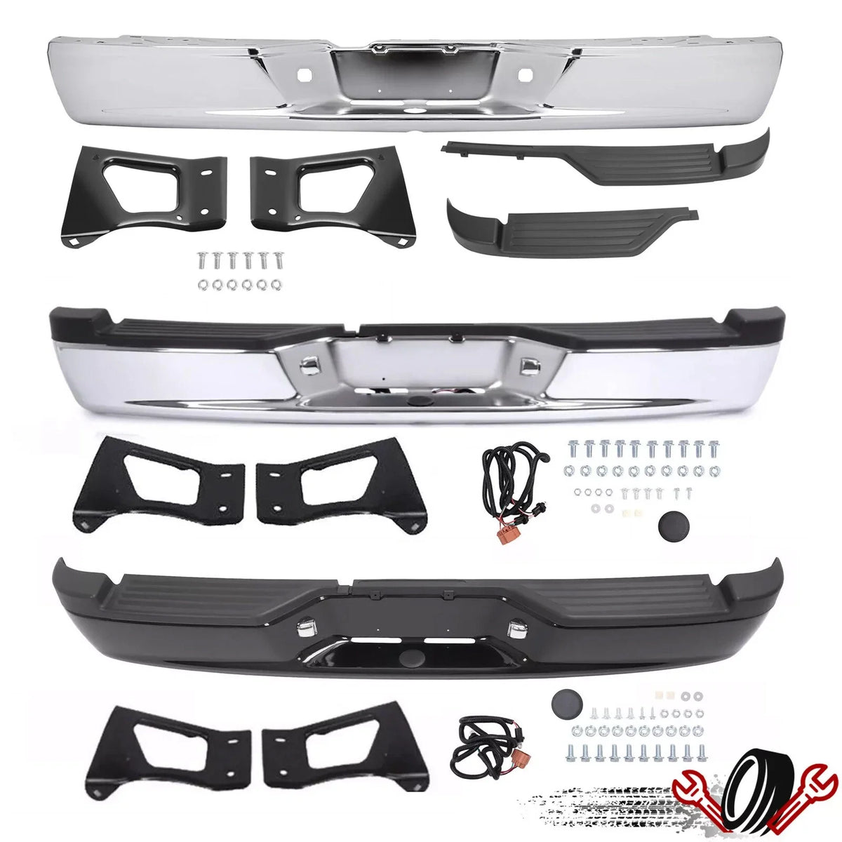 Rear Bumper Step Pad Bracket for Dodge Dakota (2005–2011)