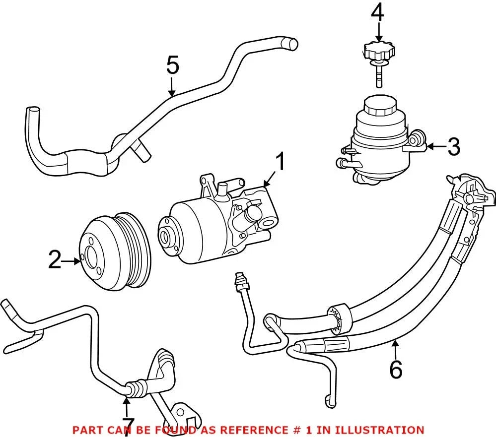 Power Steering Pump for Mercedes (000466110080)