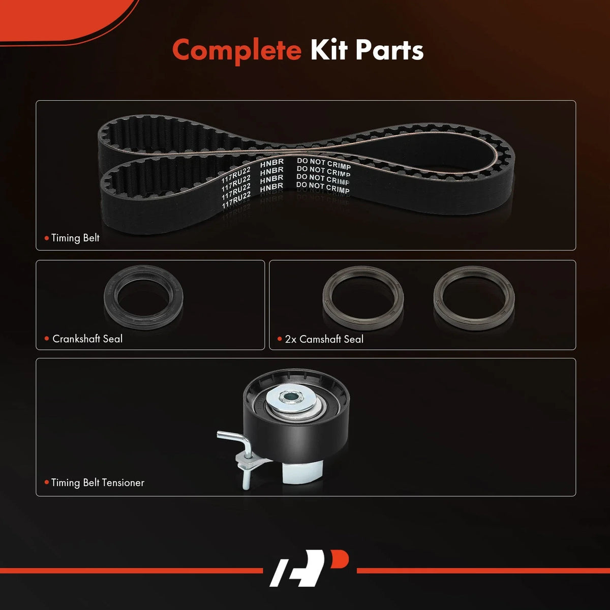 Timing Belt Kit 5X for Fiesta (2011–2019) by Ford