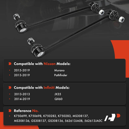 4-Piece Sway Bar Links for Nissan Pathfinder Murano 2015-2019