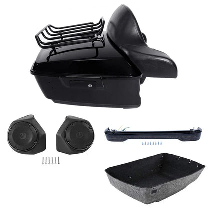 Trunk Pad Rack Light Speaker for Harley Touring Road Glide (2014–2026)