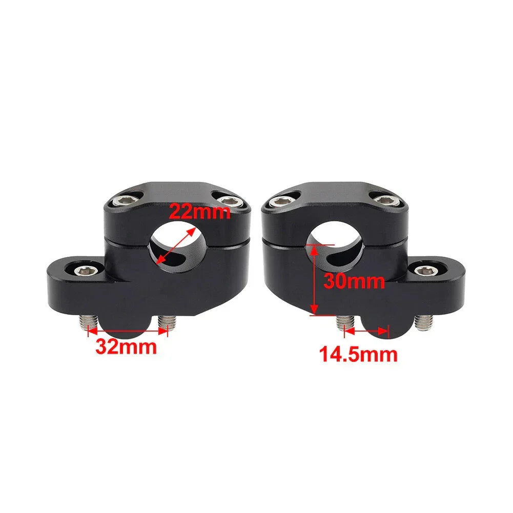 7/822mm Handlebar Riser Clamp for Honda Suzuki Yamaha Kawasaki