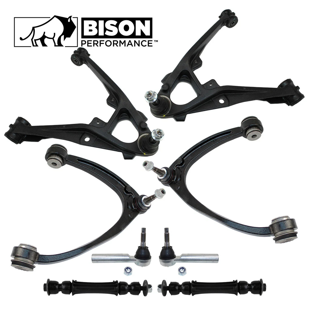8pc Sway Bar Tie Rods and Control Arm Kit for GMC Cadillac
