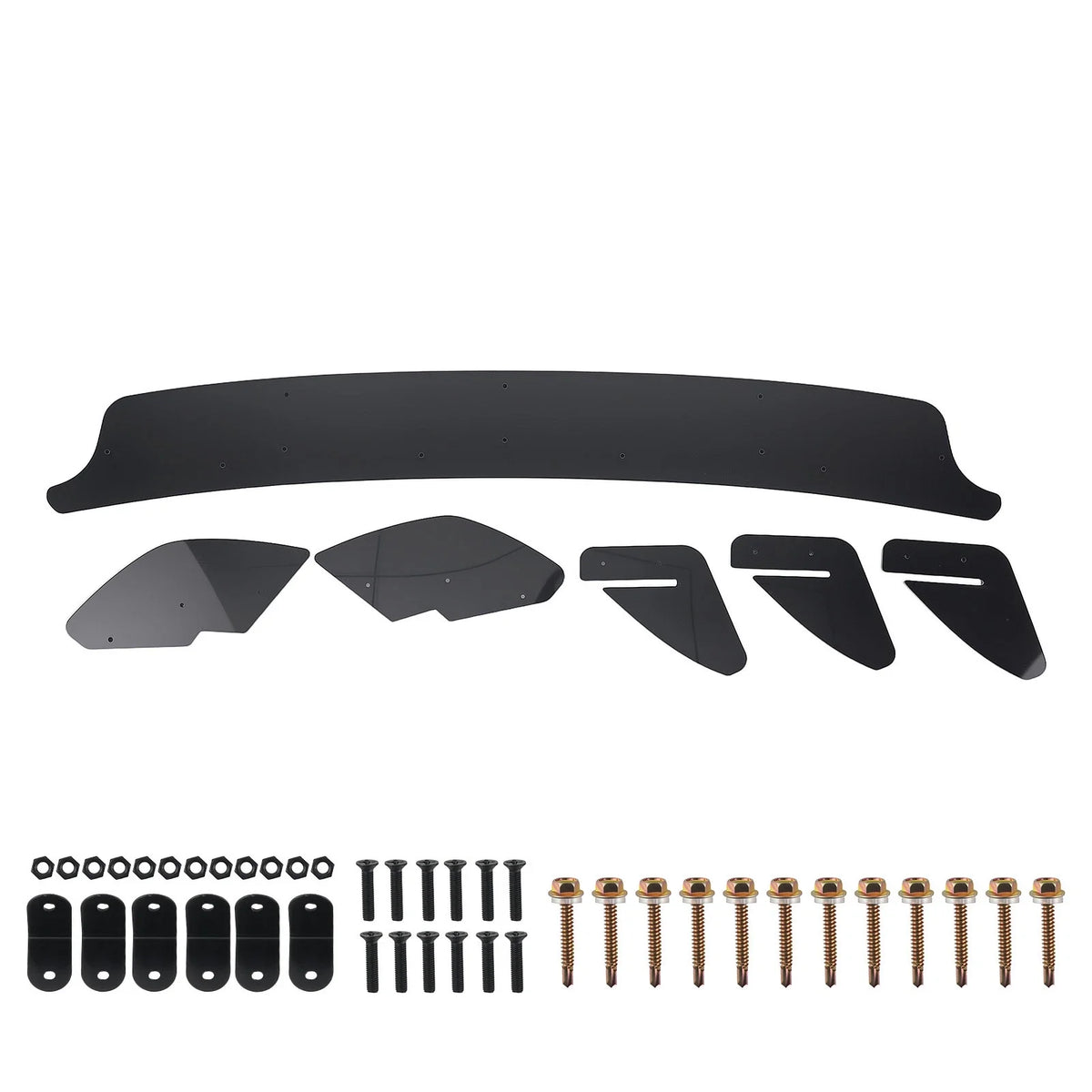 Rear Bumper Lip Diffuser Kit for VW Golf 6 MK6 GTI (2010–2014)