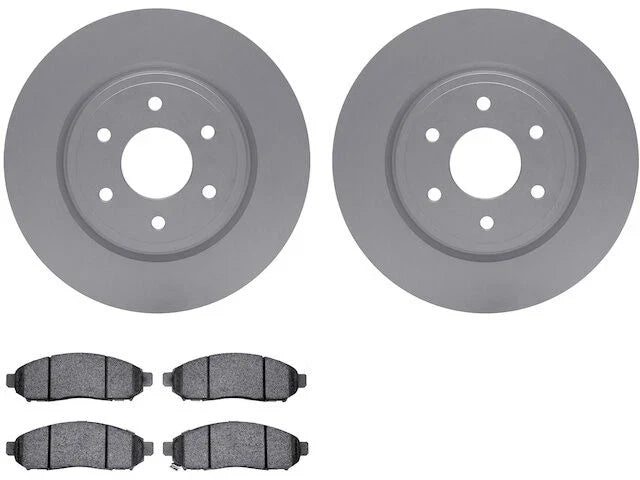 Front Brake Pad and Rotor Kit for Suzuki Equator (2009–2012) DY466ZH