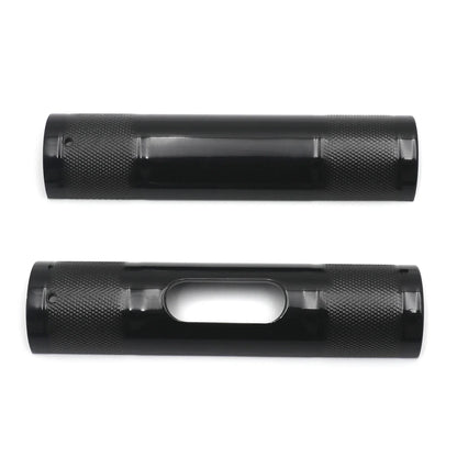 1" to 1.25" Black Knurled Handlebar Riser Adapter for Harley