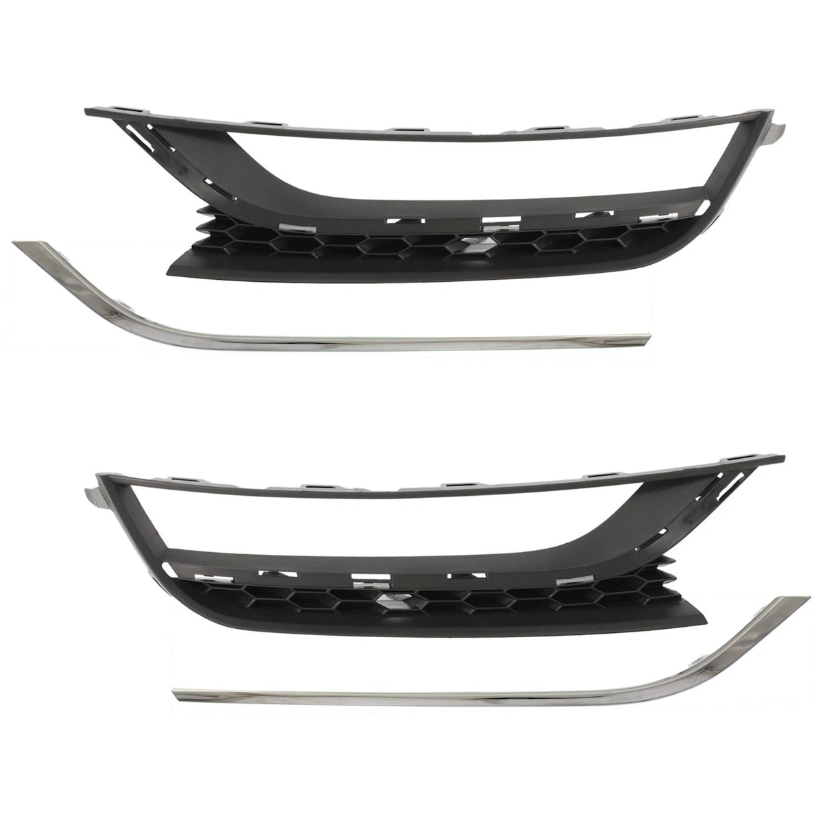 Fog Light Trim Set for VW Passat (Driver & Passenger Side)