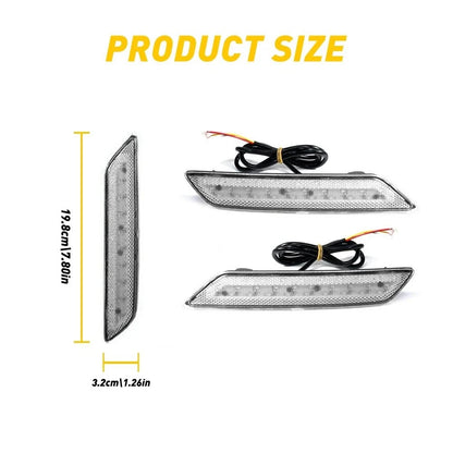 LED Rear Bumper Reflector Light for Honda Civic (2013–2015)